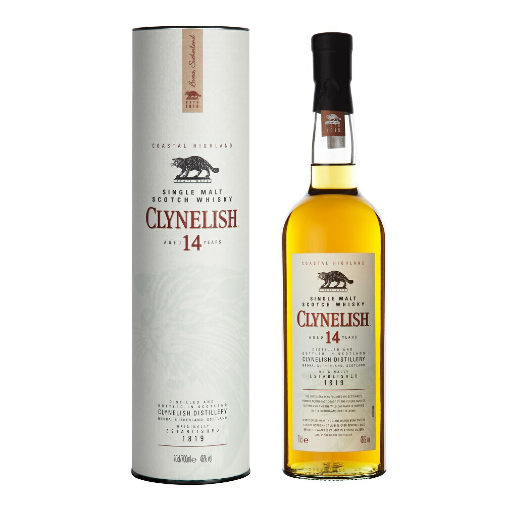 クライヌリッシュ 14年 700ml 46度 正規品 箱付 CLYNELISH 14YO Single Malt Scotch Whisky ハイランドモルト シングルモルトウイスキー イギリス英国スコットランド kawahc