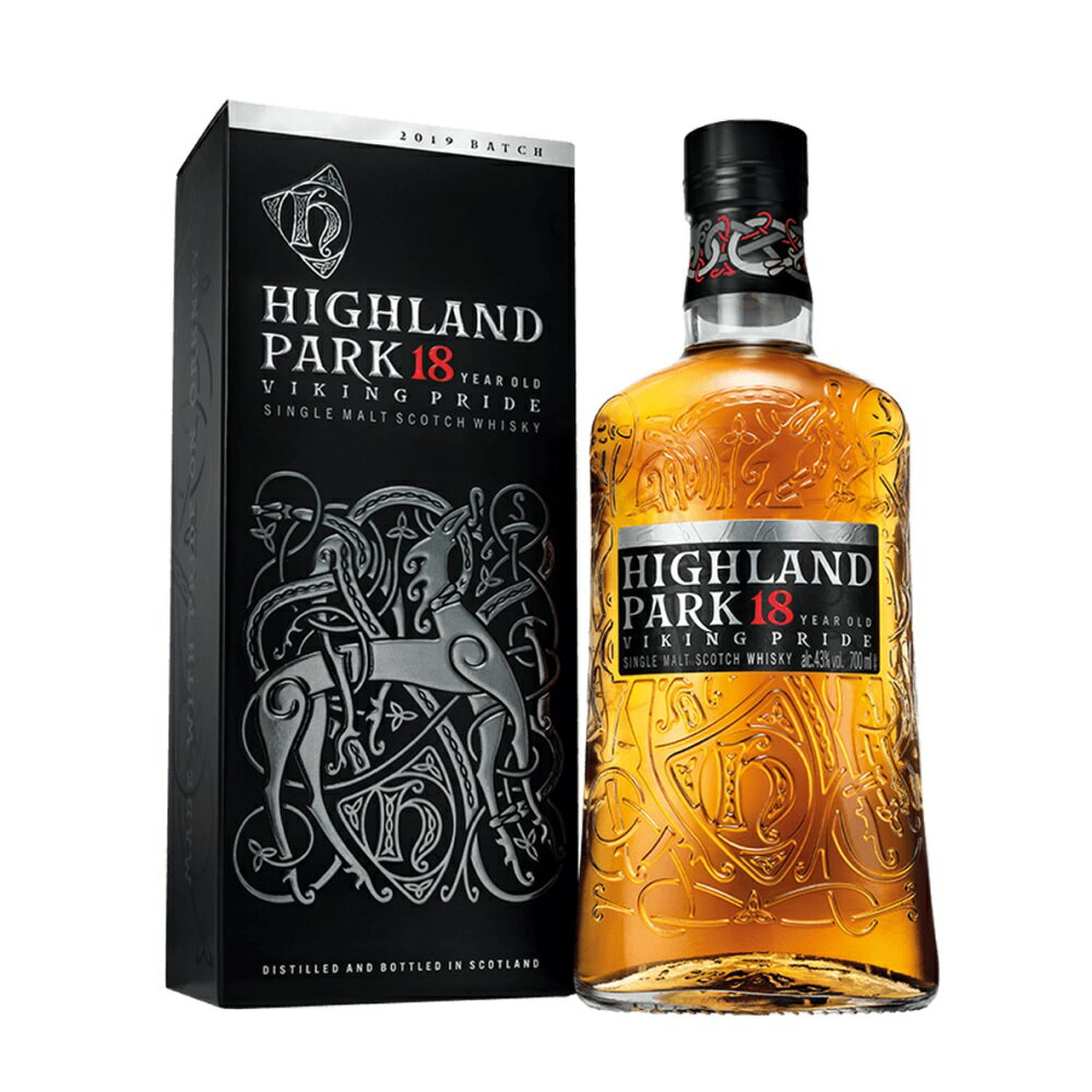 ハイランドパーク 18年 700ml 43度 箱付 HIGHLANDPARK アイランズモルト シングルモルトウイスキーHIGHLAND PARK Single Malt Whisky Whiskey イギリス英国スコットランド オークニー島 送って…