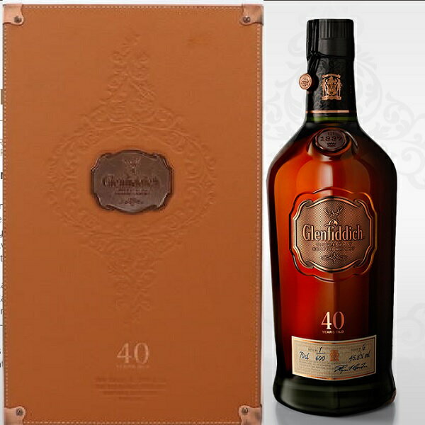 yU݌zOtBfBbN 40N 700ml 44.5x t Glenfiddich 40 Year Old XyCTCh VOgECXL[ SpeysideMalt single malt scotch whisky ЂƂl11{ kawahc