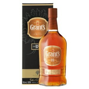 グランツ 18年 700ml 40度 箱付 GRANTS Blended Scotch Whisky ブレンデッドスコッチウイスキー イギリス英国スコットランド kawahc