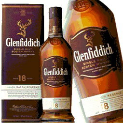 グレンフィディック 18年 スモールバッチリザーブ 700ml 40度 箱付 GLENFIDDICH SMALL BATCH RESERVE シングルモルトウイスキー スペイサイドモルト SpeysideMalt single malt whisky kawahcのサムネイル