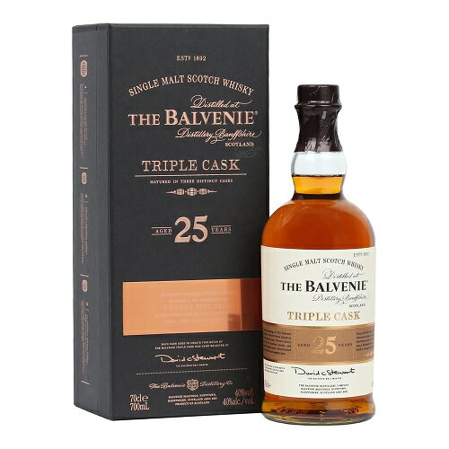 バルヴェニー 25年 700ml 40度 箱付 The Balvenie 25YO Single Malt スペイサイドモルト シングルモルトスコッチ バルベニー25年 Speysidemalt Single malt scotch whiskey kawahc お歳暮 嬉しい 御歳暮 お礼 御礼 ギフト プチギフトにオススメ 贈って喜ばれるプレゼント