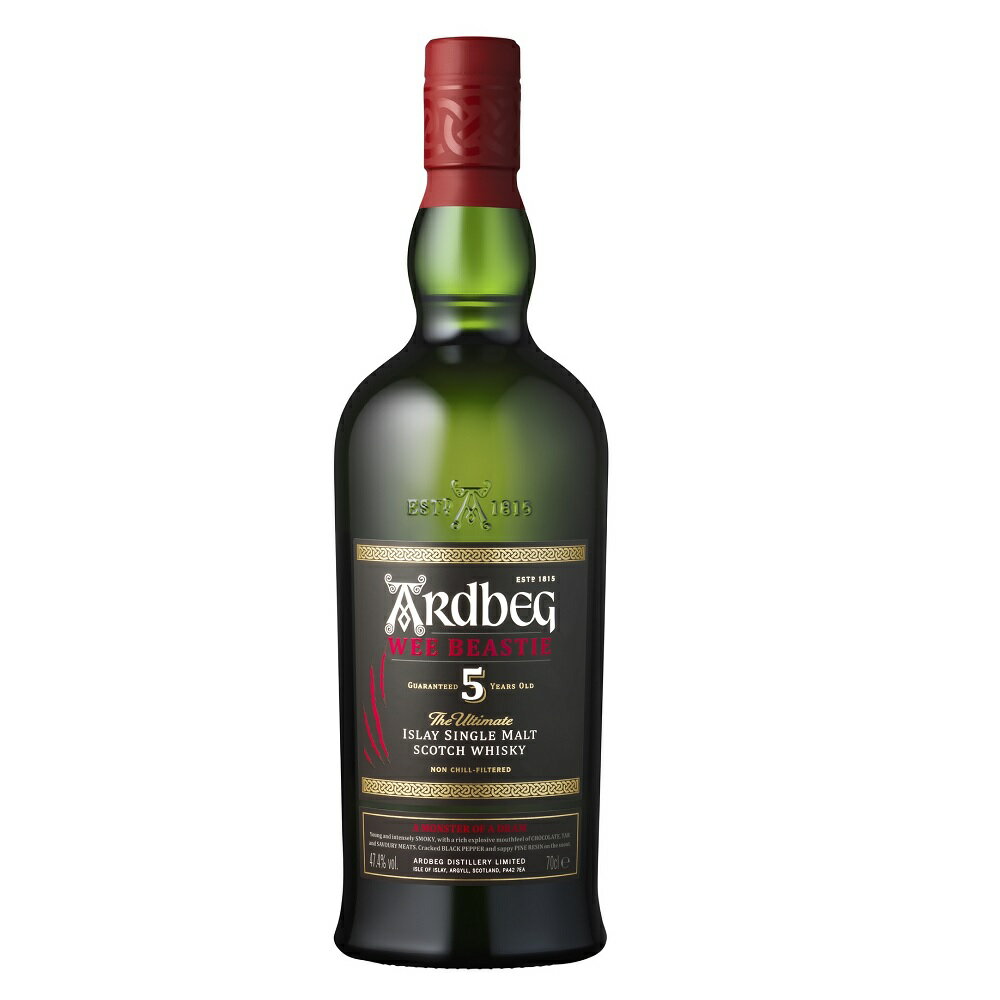 アードベッグ ウィー ビースティー 5年 700ml 47.4度 正規輸入品 アードベック ARDBEG WEE BEARTIE アイラモルト イギリス英国スコットランド アイラ島 シングルモルトスコッチウイスキー IslayMalt SingleMaltScotchWhisky Whisky kawahc