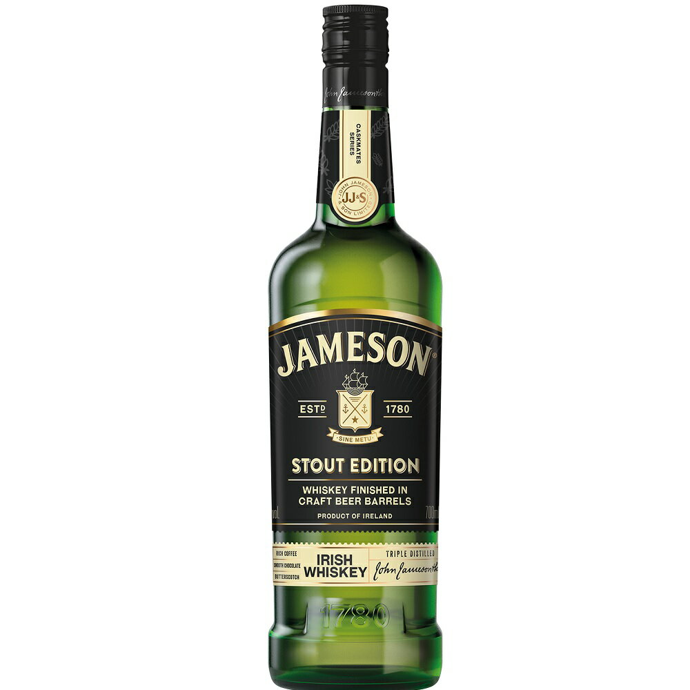 ジェムソン スタウトエディション旧カスクメイツ 700ml 40度 正規品 Jameson STOUT EDITION CaskMates Irish Whisky アイリッシュ ウイスキー kawahc
