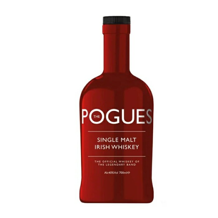 ザ ポーグス シングルモルトウイスキー レッドボトル 700ml 40度 正規品 The Pogues Irish whiskey Whisky kawahc ミュージシャン ロックバンド メタルバンド ミュージック 音楽シーンに欠かせないお酒