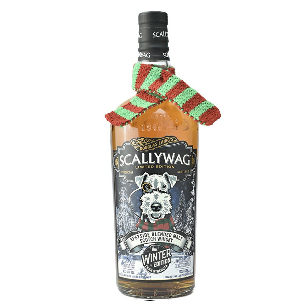 スカリーワグ ウインター エディション カスクストレングス 700ml 54度 正規品 ダグラスレイン Doglas Laings ScallyWag Limited Edition The Winter Edition Cask Strength スペイサイドモルト モルトウイスキー SpeysideMalt Blended Malt Scotch Whisky kawahc