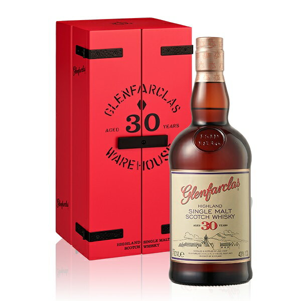 グレンファークラス 30年 700ml 43度 箱付 Glenfarclas 30years グレン ファークラス スペイサイドモルト シングルモルトウイスキー SpeysideMalt Single Malt イギリス英国スコットランド産 kawahc