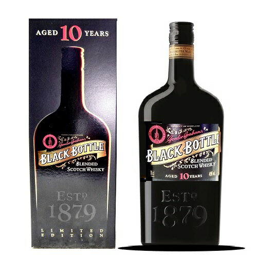 ブラック ボトル 10年 700ml 40度 箱付 Black Bottle Scotch Whisky ブラックボトル ブレンデッド スコッチ ウイスキー ウィスキー kawahc プチギフト 内祝い ギフト 退職祝い 結婚祝い 新生活 応援 御礼 お礼