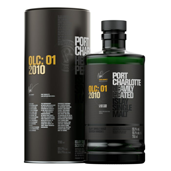 ブルックラディ ポートシャーロット OLC:01 2010 700ml 55.1度 正規輸入品 箱付 BRUICHLADDICH PORT CHARLOTTE ブルイックラディ ブリックラディック アイラモルト シングルモルト IslayMalt SingleMaltScotchWhisky イギリス英国産 kawahc ※おひとり様1本限り