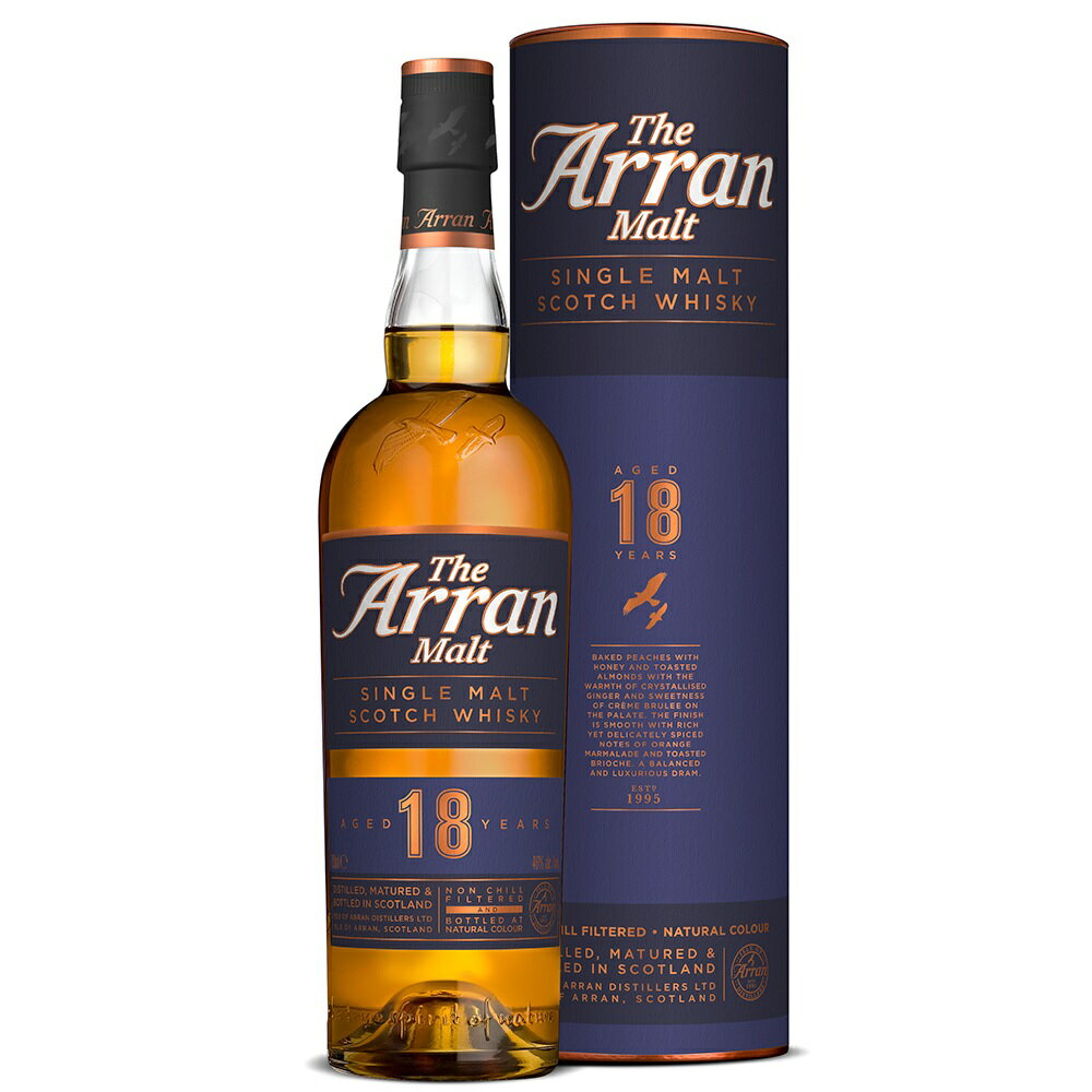 アランモルト 18年 700ml 46度 箱付 Arran 18years アイランドモルト シングルモルト アイランドウイスキー IslandMalt SingleMalt Scotch Whisky kawahc