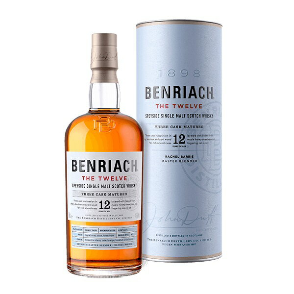 ベンリアック 12年 ザ トゥエルブ 700ml 46度 箱付 スペイサイドモルト シングルモルト スコッチウイスキー BENRIACH Speyside Single Malt Scotch Whiskyイギリス英国スコットランド kawahc