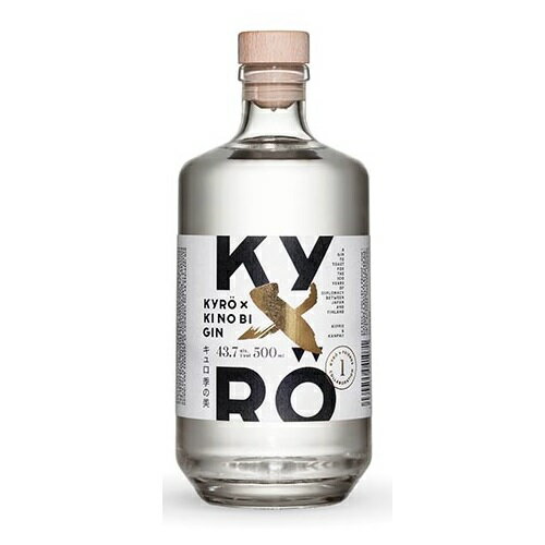 キュロ X 季の美 ジン 500ml 46度 正規輸入品 キュロ蒸溜所 KYRO X kinobi DISTILLERY Finland GIN kawahc