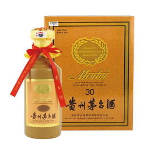 貴州茅台酒 30年 正規品 箱付 500ml 53度 Kweichow MOUTAI マオタイシュ マオタイ まおたい酒 中国産 China 中国酒 正規 ※おひとり様(1グループ)1ヶ月に1本限り ※河内屋楽天店ご購入歴5回(1年)未満の方は前金で kawahc