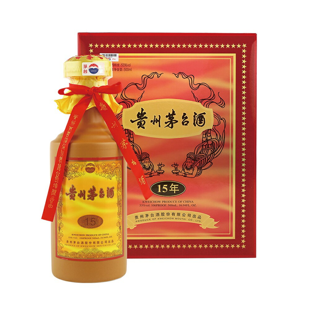 貴州茅台酒 15年 正規品 箱付 500ml 53度 Kwe