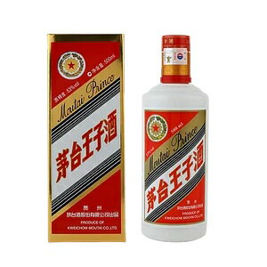 茅台王子酒 正規輸入品 箱付 500ml 53度 MOUTAI prince マオタイオウジシュ マオタイ まおたい酒 中国産 China 中国酒 正規代理店輸入品 正規品 正規 kawahc