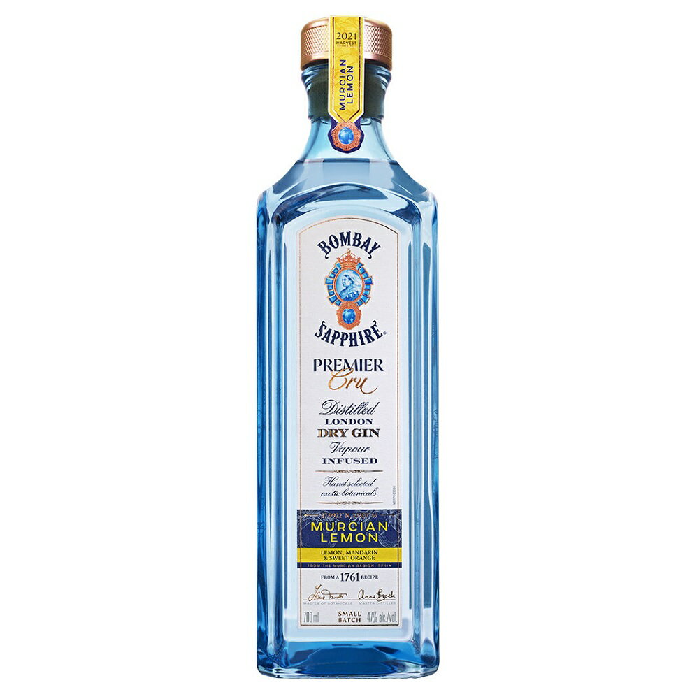 正規 ボンベイ サファイア プレミアクリュ 700ml 47度 正規品 ムルシアン レモン ロンドン ドライ ジン Bombay Sapphire Premier Cru M..