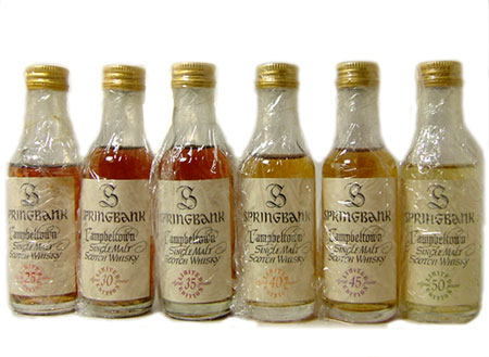 （Campbeltown　Springbank Limited Edition Premium Miniture 6 Bottles）スプリンクバンク　...