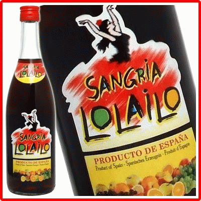 󥰥ꥢ 饤 750ml  Sangria Lolailo 磻 ڥ ޥɥå ̤̼¼ kawahc