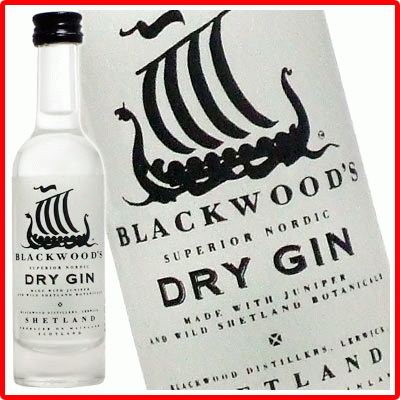 ブラックウッズ プレミアム ノルディック ジン ミニチュア 50ml 40度 kawahc