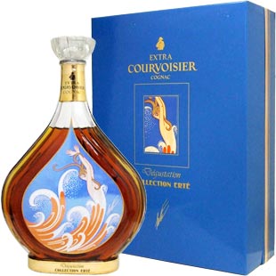 35年程前のクルボアジェ エルテコレクション Courvoisier Erte Edition No.5 750ml 40度 オールドヴィンテージコニャック。オールドヴィンテージにご理解のある方のみのご購入でお願いいたします。