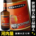 デカイパー　ピーチツリー　ブラウンボトル　1000ml　15度　(Dekuyper　Original　PeachTree)　リキュール　リキュール種類　kawa...