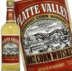 プラットヴァレー コーンウイスキー 750ml 40度 PLATTEVALLEY Straight corn whiskey プラットバレーコーン 米国アメリカ産 McCormick Distilling Company kawahc お礼 御礼 ホワイトデー贈って喜ばれるプレゼント ギフト プチギフトにオススメ