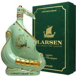 ラーセン ジェイドシップ (ライトグリーン) 700ml 40度 箱付 (Larsen Jade Viking Ship Fine Champagne Cognac) ブランデー コニャック kawahc