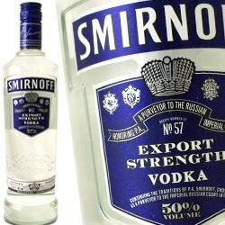 スミノフ ウォッカ ブルー 750ml 50度 正規品 (Smirnoff Triple Distilled Vodka) kawahc