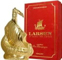 ラーセン ゴールデン スカルプチャー (ゴールド) 700ml 40度 箱付 (Larsen Golden Sculpture Viking Ship Fine Champagne Cognac) ブランデー コニャック kawahc お年賀 お礼 御礼 年末年始に贈って喜ばれるプレゼント ギフト プチギフトにオススメ･･･
