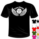 河内國製作所 「クレイジープレイヤーズサッカーTシャツ」全5色。サッカーおもしろTシャツ 文字T-shirt おもしろてぃーしゃつ 半袖ドライTシャツ メール便は送料無料