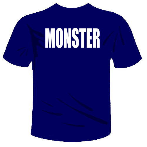 MONSTER ( モンスター ) Tシャツ 全5色 ボクシングおもしろTシャツ ドライ 半袖 メール便は送料無料 河内國製作所 [ 文字 てぃーしゃつ tシャツ スポーツウェア 練習着 パロディ ウケ狙い 人気 ギャグ しゃれ ネタ ジョーク オリジナル ギフト 誕生日 プレゼント 男女兼用 ] 2