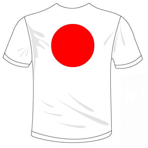 河内國製作所 「日の丸Tシャツ 日章旗Tシャツ」おもしろTシャツ 国旗T-shirt おもしろてぃーしゃつ 半袖ドライTシャツ メール便は送料無料