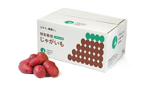 【常温便送料無料】北海道十勝産 希少なじゃがいも レッドムーン LM-2Lサイズ混 5kg 10kg 20kg