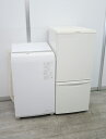 Panasonic製,東芝製/22年式/138L,6kg/中古家電2点セット