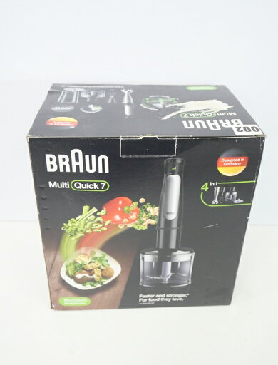 【未使用品】BRAUN製/2020年式/フードプロセッサー/Quick7/MQ7035XG 【未使用品】BRAUN製/2020年式/フードプロセッサー/Quick7/MQ7035XG
