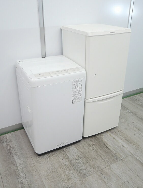 Panasonic製/19年,21年式/138L,5kg/中古家電2点セット