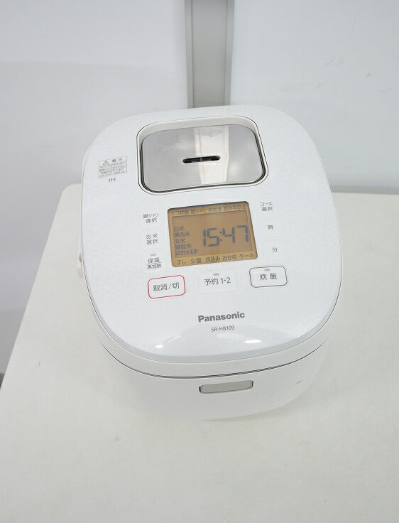 楽天市場】5.5合炊き パナソニック 炊飯器 sr-hb109-wの通販 楽天市場】5.5合炊き パナソニック 炊飯器 sr-hb109-wの通販