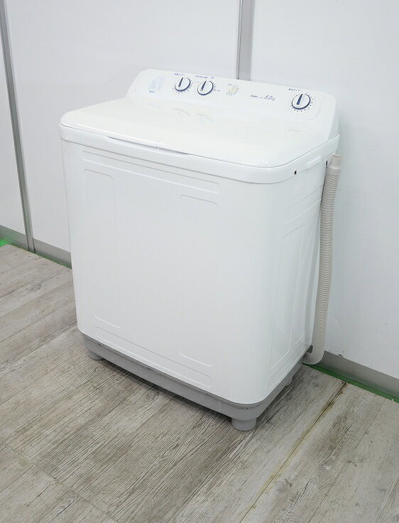 Haier製/2018年式/8.0kg/二槽式電気洗濯機/JW-W80E