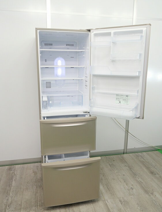 Panasonic製3ドア/2020年式/365L/ノンフロン冷蔵冷凍庫/NR-C371N-N