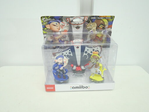 【未使用品】amiibo/スプラトゥーンシリーズ/すりみ連合セット/ウツホ/フウカ/マンタロー 【未使用品】amiibo/スプラトゥーンシリーズ/すりみ連合セット/ウツホ/フウカ/マンタロー