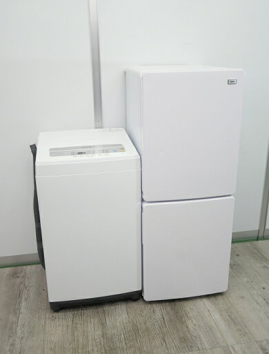 Haier製,ニトリ製/22年,19年式/148L,5.0kg/中古家電2点セット Haier製,ニトリ製/22年,19年式/148L,5.0kg/中古家電2点セット