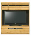 【送料無料】ドルフ リビングボード テレビボード ハイボード テレビボードハイタイプ 160 完成品 壁面収納 北欧 キャビネット リビング 扉付き 本棚 板戸 幅160cm ホワイトオーク材 収納 木製キャビネット(3)