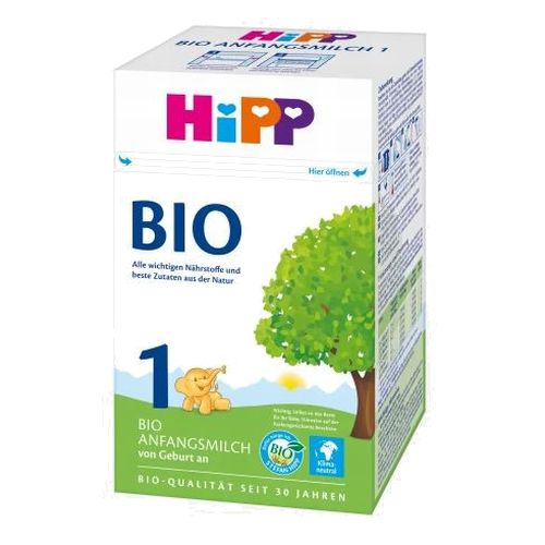 楽天かわいいグローバル【送料無料】HiPP ヒップ BIO オーガニック 粉ミルク STEP1 0ヶ月〜 600g 海外通販