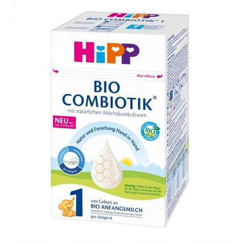 楽天かわいいグローバル【送料無料】HIPP ヒップ オーガニック 粉ミルク ビオ コンビオティック Step1 0ヶ月〜 600g 海外通販
