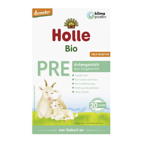 【送料無料】ホレ Holle オーガニック ヤギ粉ミルク PRE 0ヶ月〜 400g 海外通販