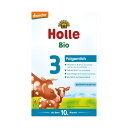 【Holle】Bio-Folgemilch 3 nach dem 10. Monat (600 g) Demeter 内容量 600g(1箱) 広告文責（社名・連絡先電話番号） Kawaii Global GmbH、03-6311-4640 メーカー名 ホレ Holle 原産国名 ドイツ製 商品区分 オーガニック グラスフェッド粉ミルク 対応年齢 10ヶ月からの赤ちゃんに必要なたんぱく質・炭水化物・カルシウム・鉄分がたっぷり入っています。 味は母乳に近い味で、赤ちゃんにとって消化に良い良質なたんぱく質が多く含まれています。 Holle(ホレ)社の粉ミルクとは 自然豊かなアルプス山脈で育てられた牛のミルクから作られており、1933年創業当初から80年以上、今も変わらず無添加の製品にこだわり続けています。 Holle (ホレ)社の製品とは アルプス山脈の土壌と生態系の営みのサイクルを重視したバイオダイナミック*【デメター農法】で管理し製造されています。 *【デメター農法とは】 ドイツで提唱された土壌と生態系のサイクルを尊重している農法です。 デメター農法では、牛やヤギは、生態系のサイクルを尊重し育てられており、自然に近くストレスのない環境で自然に生えてきた雑草を食べて育てられます。スイスを始め、ドイツ、ヨーロッパ全域、アメリカからも高い評価を受けています。 材料成分 スキムミルク**、モケ製品* (一部脱塩ホエイパウダー)、植物油* (パーム油*、ヒマワリ油*、菜種油*)、マルトデキストリン*、デンプン*、炭酸カルシウム、塩化カリウム、微細藻類由来の油 シゾキトリウム sp、ビタミンC、オルトリン酸カルシウム塩、L-チロシン、クエン酸カリウム、塩化ナトリウム、L-トリプトファン、硫酸鉄、硫酸亜鉛、炭酸マグネシウム、ナイアシン、ビタミンE、硫酸銅、パントテン酸、ビタミンA 、ビタミンB6、硫酸マンガン、ヨウ化カリウム、ビタミンB1、葉酸、ビタミンK、亜セレン酸ナトリウム、ビタミンD、ビオチン、ビタミンB12 *有機農業から **デメター農業 (バイオダイナミック農法：合計デメテル含有量 68%) 100g の乳児用粉ミルクは 181ml のスキムミルクから作られます。DHA (オメガ 3　法的に義務付けられています) が含まれています。 賞味期限 商品下部付近に記載（日/月/年） 保存方法 開封前は直射日光、高温多湿を避け、開封後は乾燥した場所（冷蔵庫ではない）に保管し3週間以内にご使用ください。 注意事項 ・当店でご購入された商品は、原則として、「個人輸入」としての取り扱いになり、全てドイツのベルリンからお客様のもとへ直送されます。 ・個人輸入される商品は、すべてご注文者自身の「個人使用・個人消費」が前提となりますので、ご注文された商品を第三者へ譲渡・転売することは法律で禁止されております。 ・通関時に関税・輸入消費税が課税される可能性があります。 ・課税額はご注文時には確定しておらず、通関時に確定しますので、商品の受け取り時に着払いでお支払いください。 詳細はこちらご確認下さい。 ・関税、輸入消費税、通関手数料等が発生した場合は、当店で負担致します。 関税をお支払いいただいたお客様は、お問い合わせフォームからご連絡をお願い致します。 ・モニターの発色の具合によって実際のものと色が異なる場合がございます。※メーカーによる商品のリニューアルにより、掲載画像のパッケージデザインとは異なる商品になる場合がございますのでご了承ください。気になる事があればご購入前にご確認ください。※賞味期限はドイツでは日/月/年の順に記載されております。