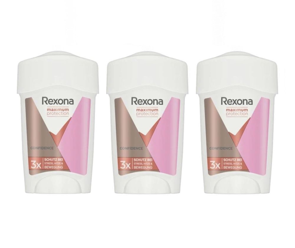 Rexona レクソーナ マキシマムプロテクション デオドラント コンフィデンス 45ml x 3個セット 海外通販