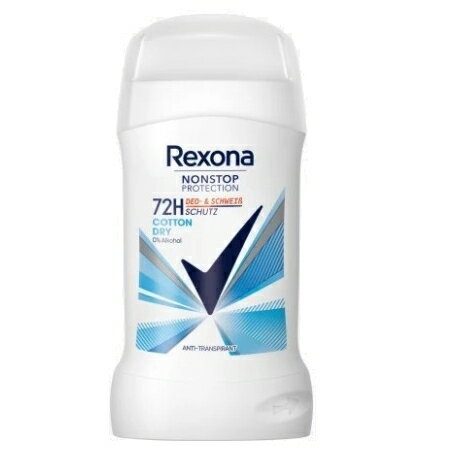 【送料無料】Rexona レクソーナ コットンドライ 制汗剤 デオドラント スティック 72時間 50ml 海外通販