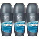 【送料無料】Dove MEN ダブ メン Advanced Clean Comfort アドバンス クリーン コンフォート 72時間 男性用 ロールオン 50ml x 3個セット 海外通販