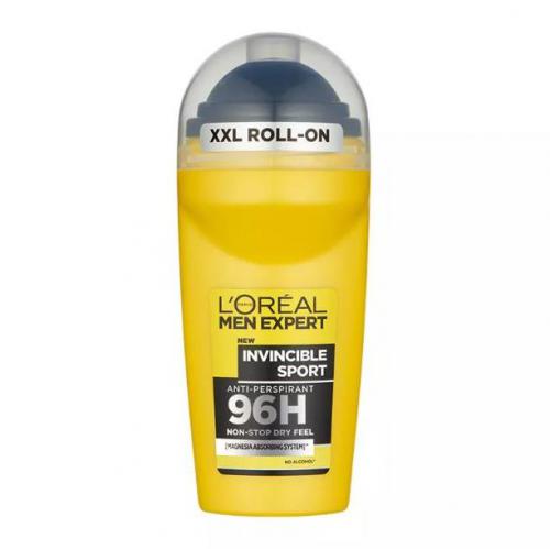 【送料無料】L'Oréal MEN ロレアル メン エキスパート デオドラント ロールオン インビンシブル スポーツ 96時間 男性用 50ml 海外通販